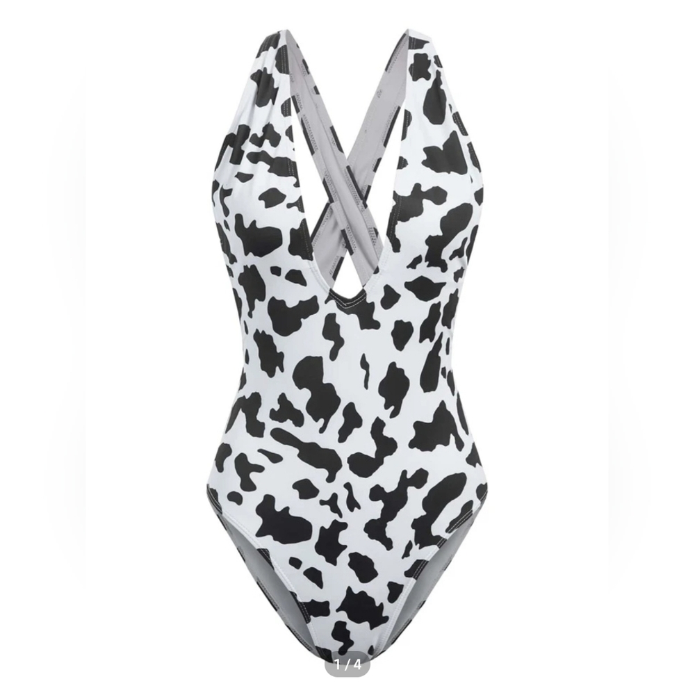 Cow Print Swim
